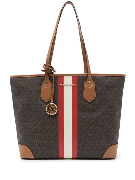 michael kors logo stripe